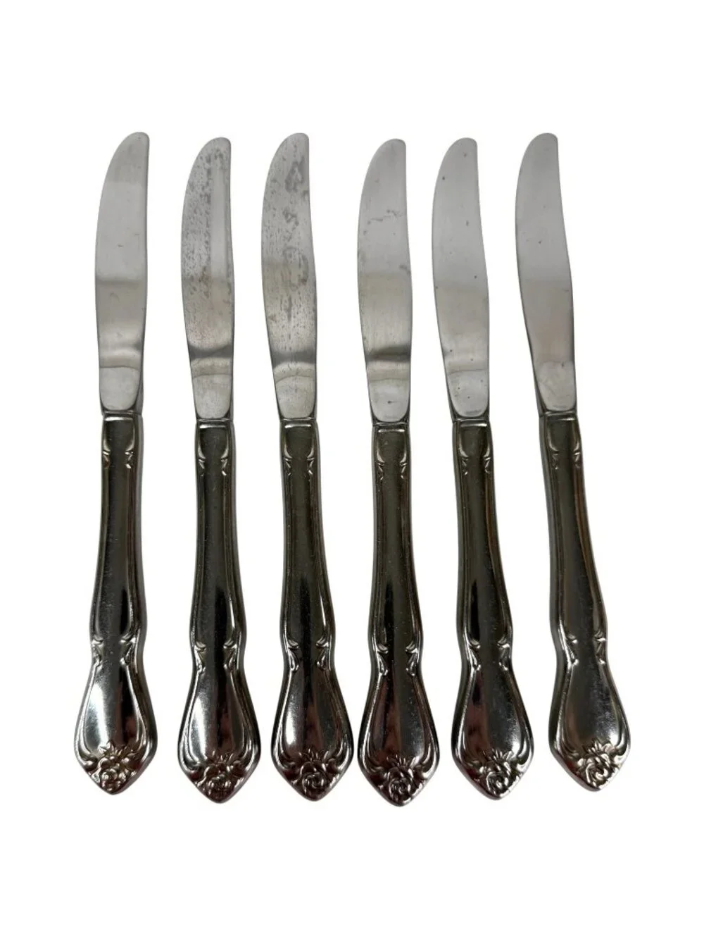 1881 Rogers Stainless Oneida Flatware Set Arbor Rose Pattern True 16 Pieces‎ VTG